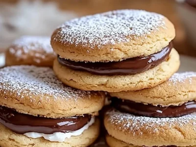 Biscotti Paradiso con Nutella