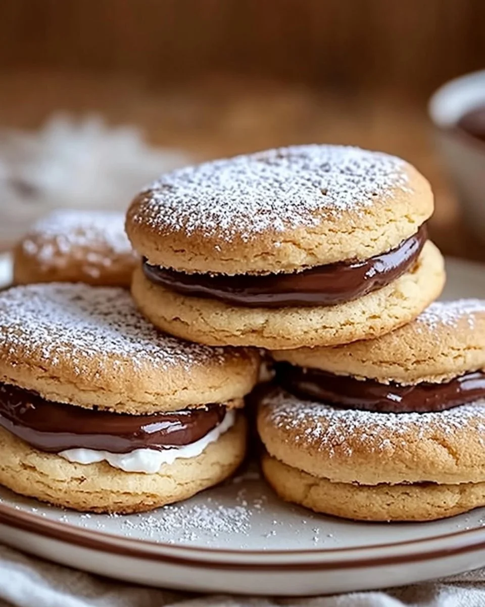 Biscotti Paradiso con Nutella