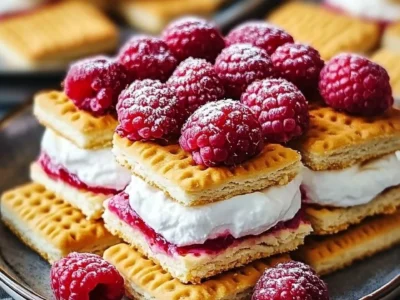 Biscotto al burro e sogno di lamponi