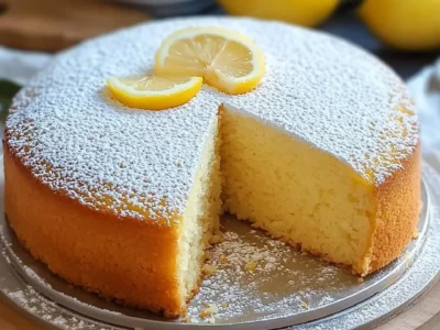 Torta al Limone Leggera