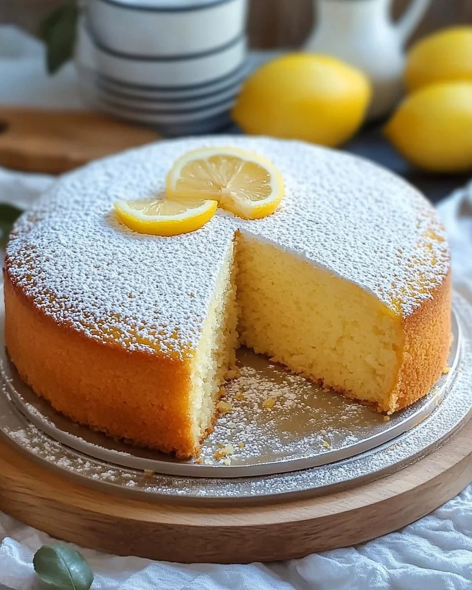 Torta al Limone Leggera
