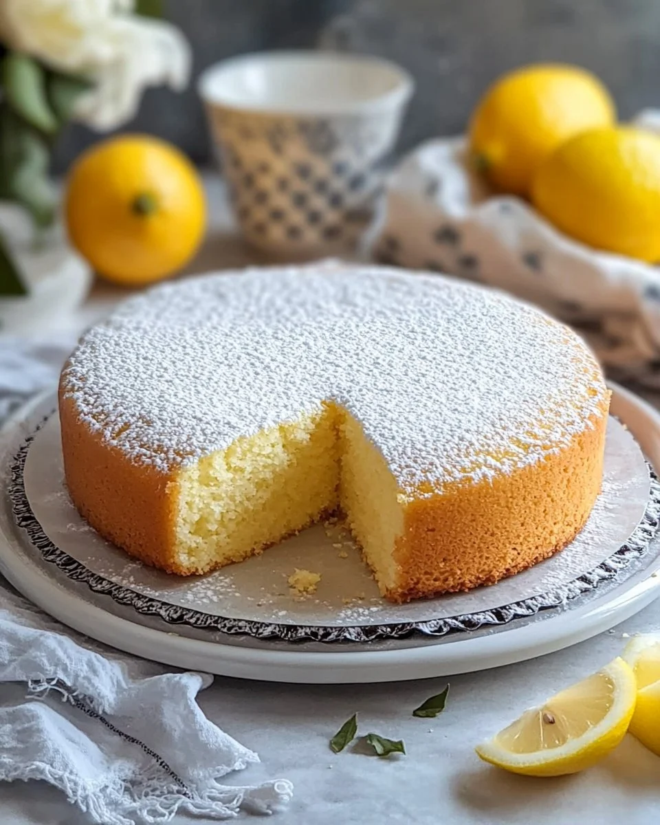 Torta al Limone Leggera