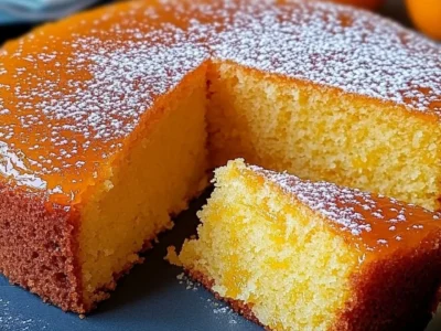 Torta all’arancia senza uova e senza latte