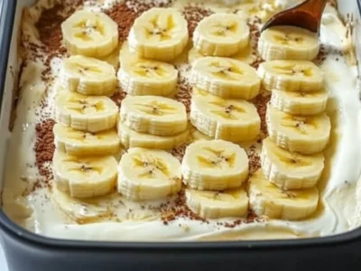 Torta di banana senza cottura