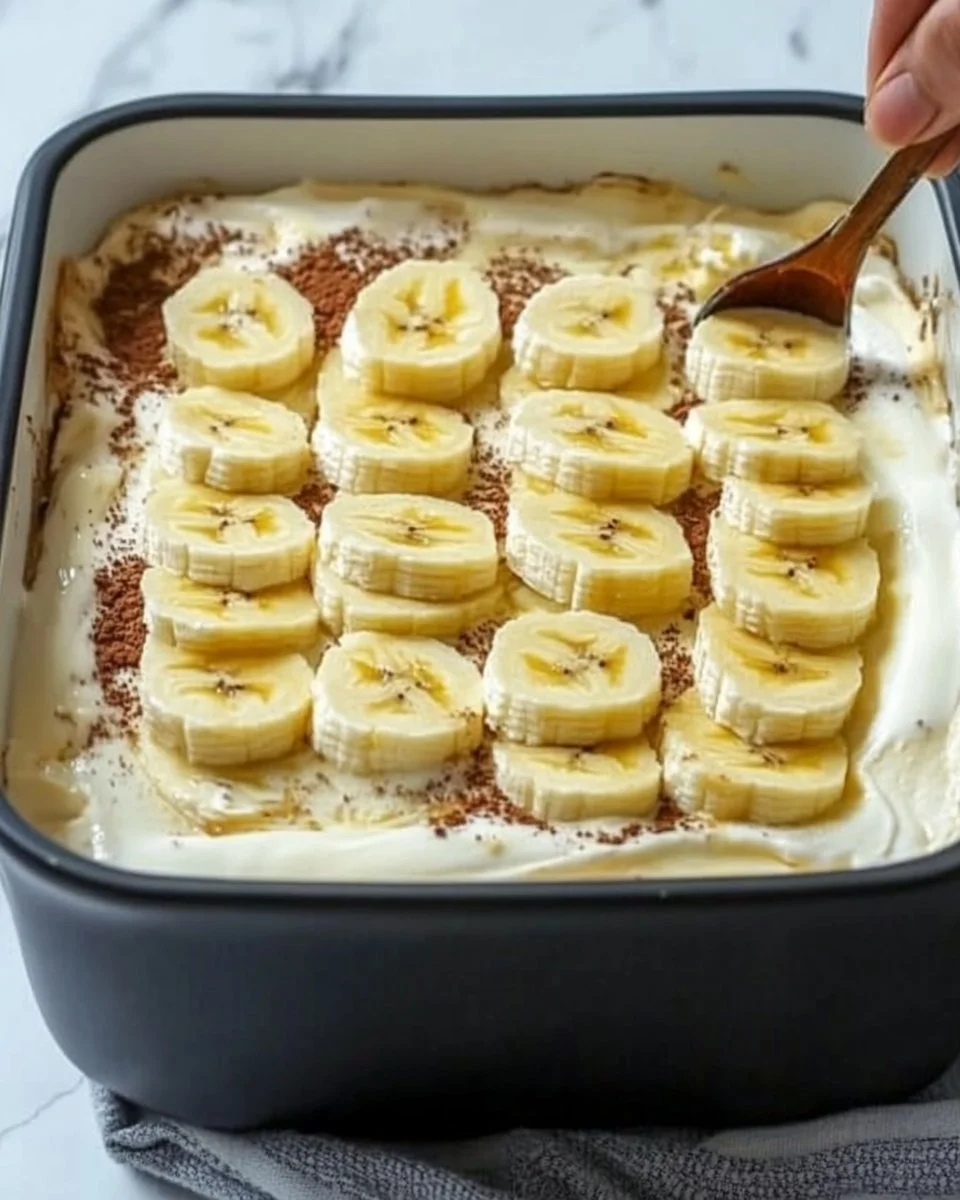 Torta di banana senza cottura