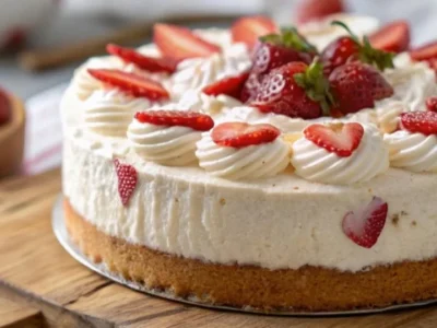 Cheesecake fredda alle fragole