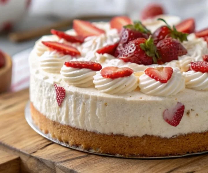 Cheesecake fredda alle fragole