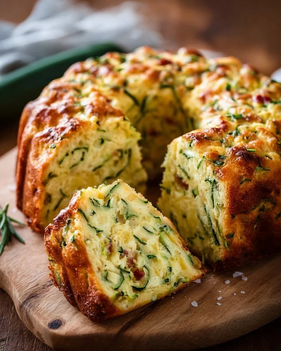 Ciambella salata con zucchine