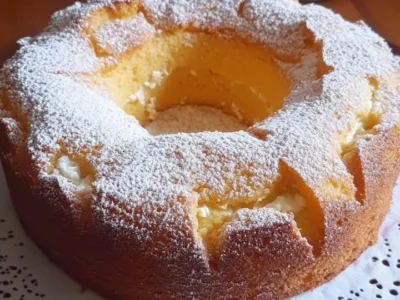 Ciambellone con Ricotta e Mele