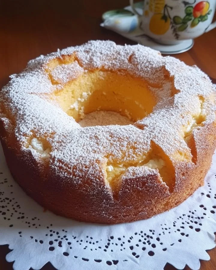 Ciambellone con Ricotta e Mele