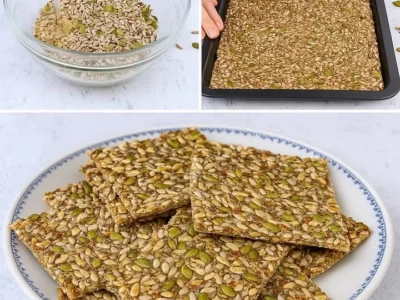 Crackers di semi senza farina