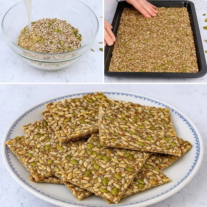 Crackers di semi senza farina