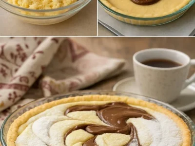 Crostata di Frolla Morbida con Nutella e Ricotta