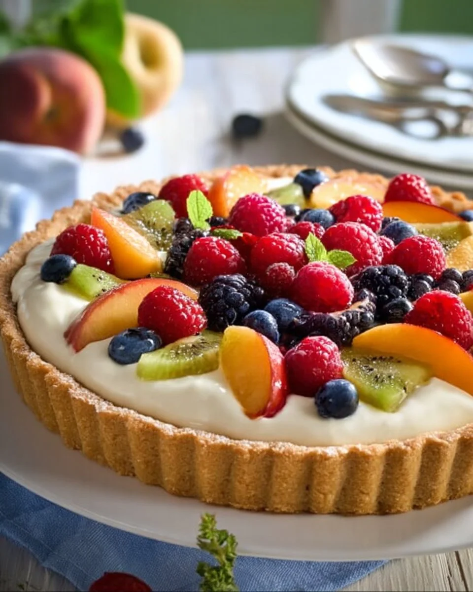 Crostata senza cottura estiva
