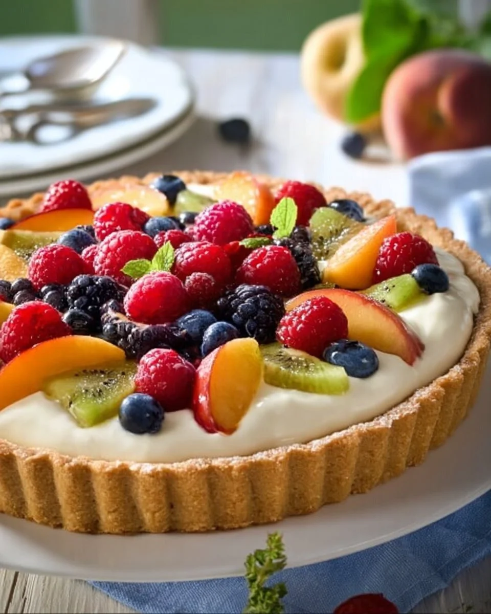 Crostata senza cottura estiva