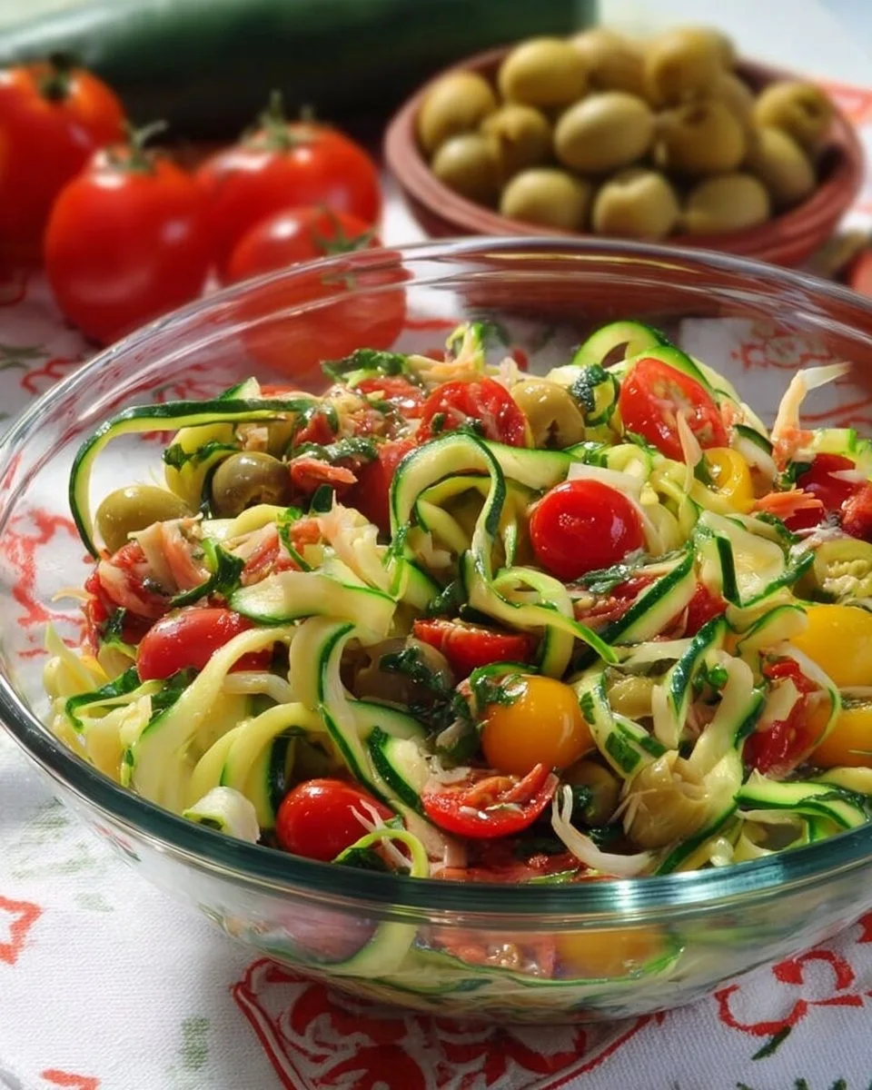 Insalata con Zucchine Marinate