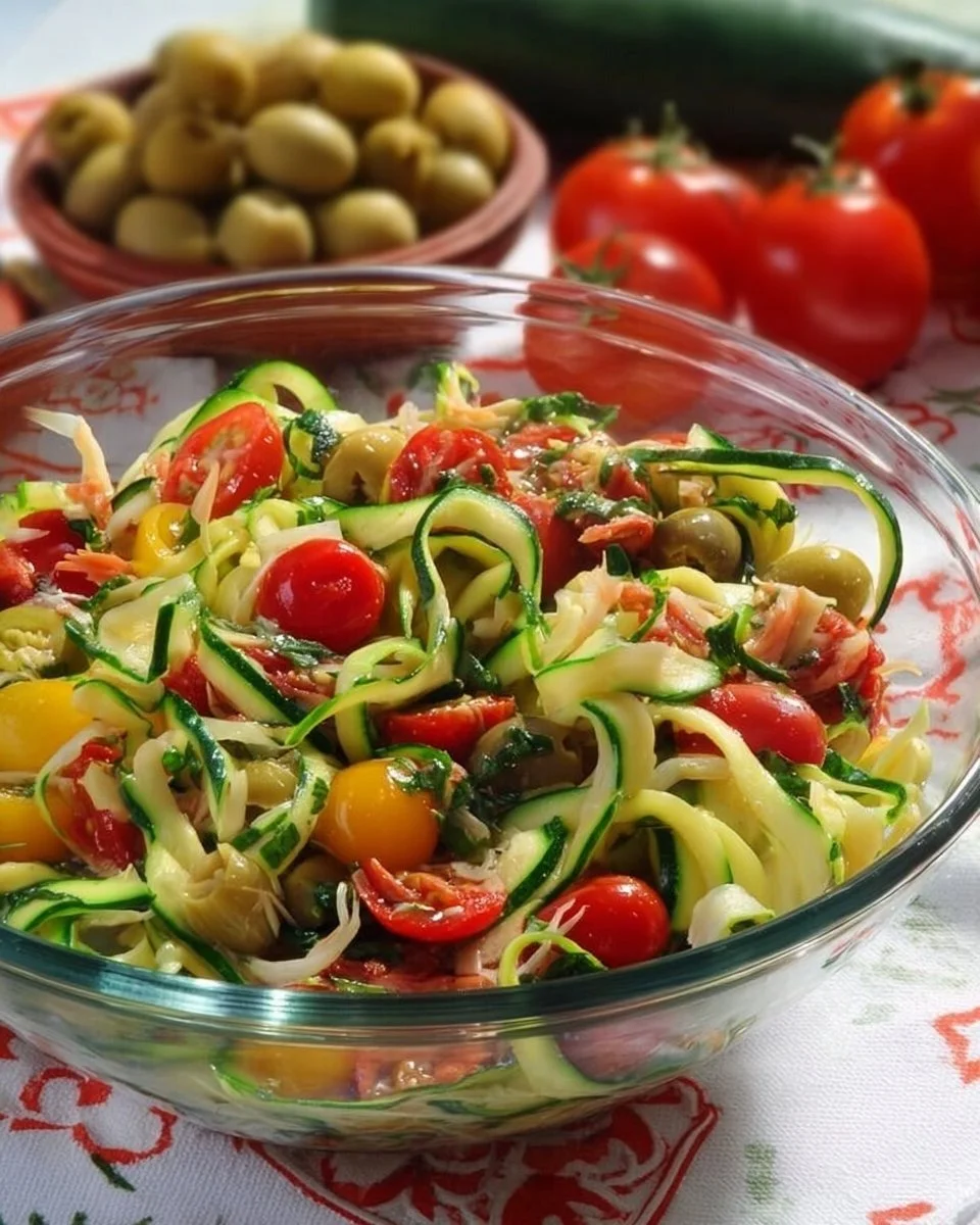 Insalata con Zucchine Marinate