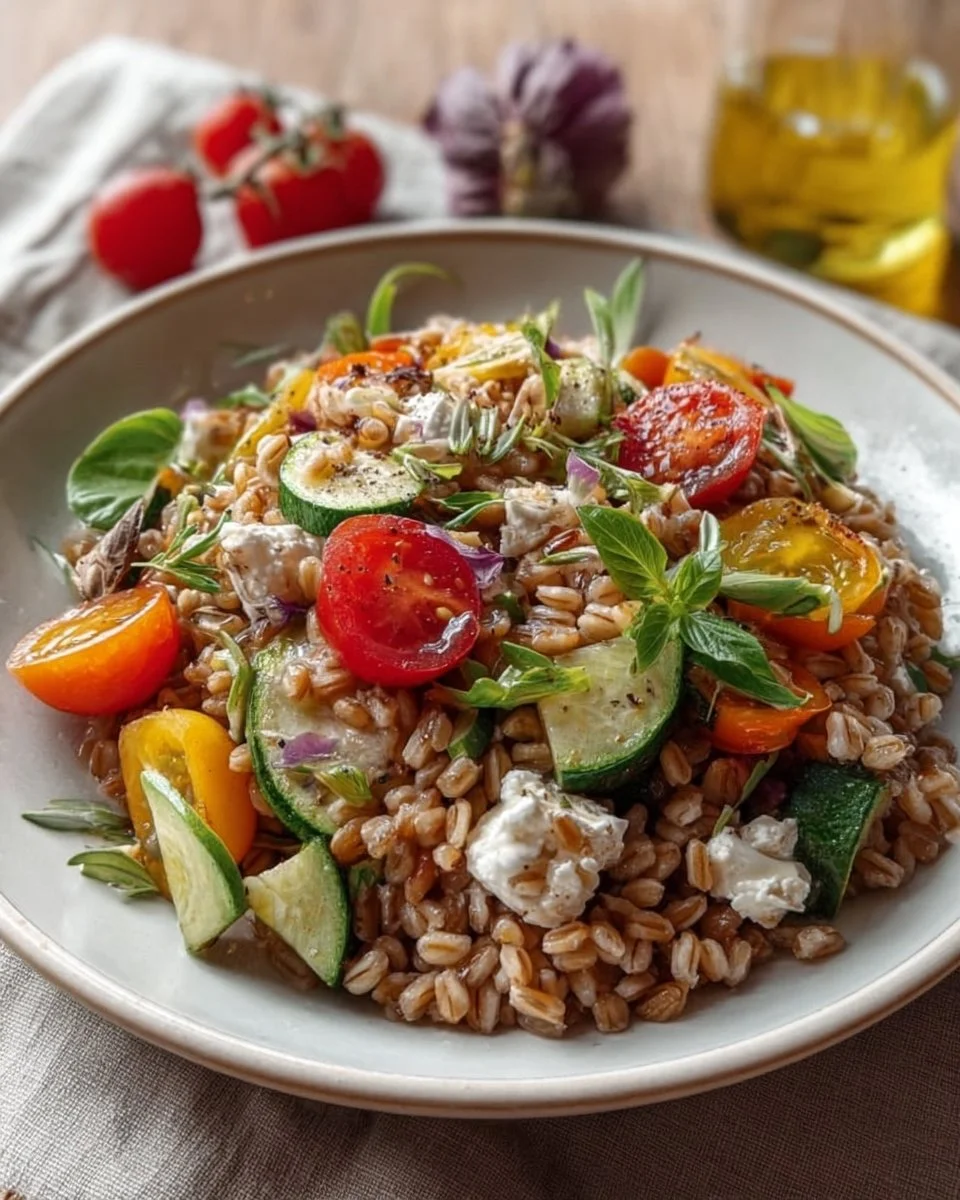 Insalata Di Farro Con Verdure