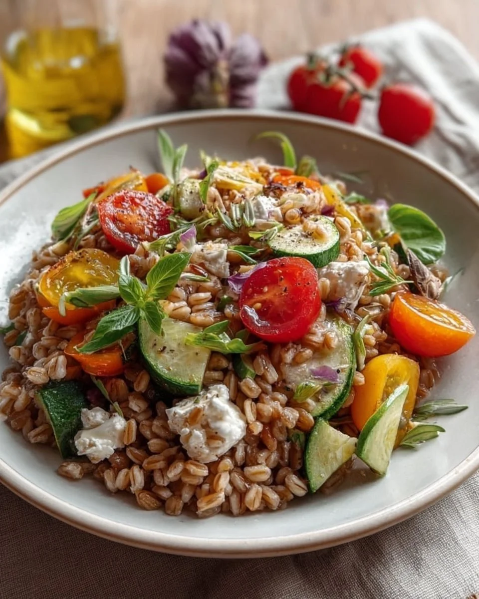 Ricetta Insalata Di Farro Con Verdure: Freschezza Garantita