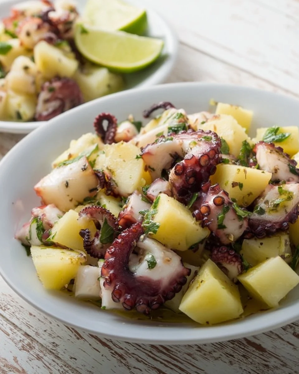 Insalata tiepida di polpo e patate