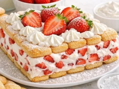 Mattonella di pavesini e fragile cremosa SENZA COTTURA