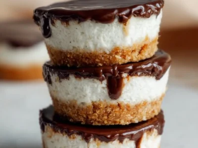 Mini cheesecake al cocco e cioccolato