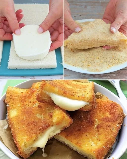 Mozzarella in carrozza al forno