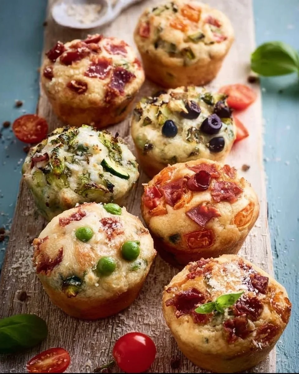 Muffin salati: Ricetta veloce base per mille gusti diversi!