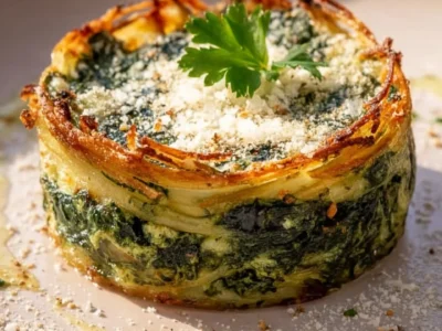 Nidi Croccanti di Spinaci e Patate al Forno