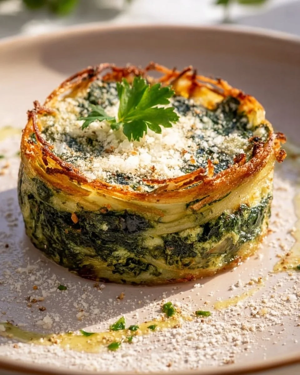 Nidi Croccanti di Spinaci e Patate al Forno