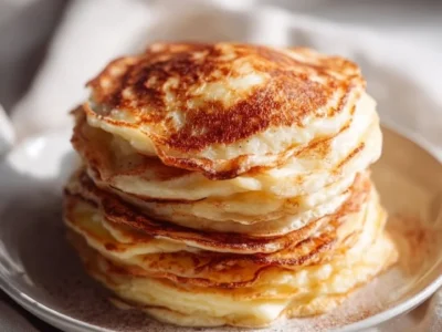 Pancake Con Mela E Yogurt