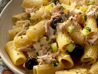 Pasta fredda tonno e limone
