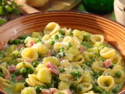 Pasta piselli e patate