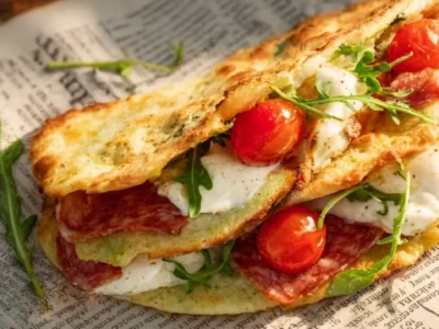 Piadine di Zucchine in Friggitrice ad Aria