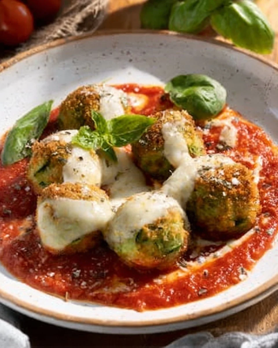 Polpette di zucchine alla pizzaiola