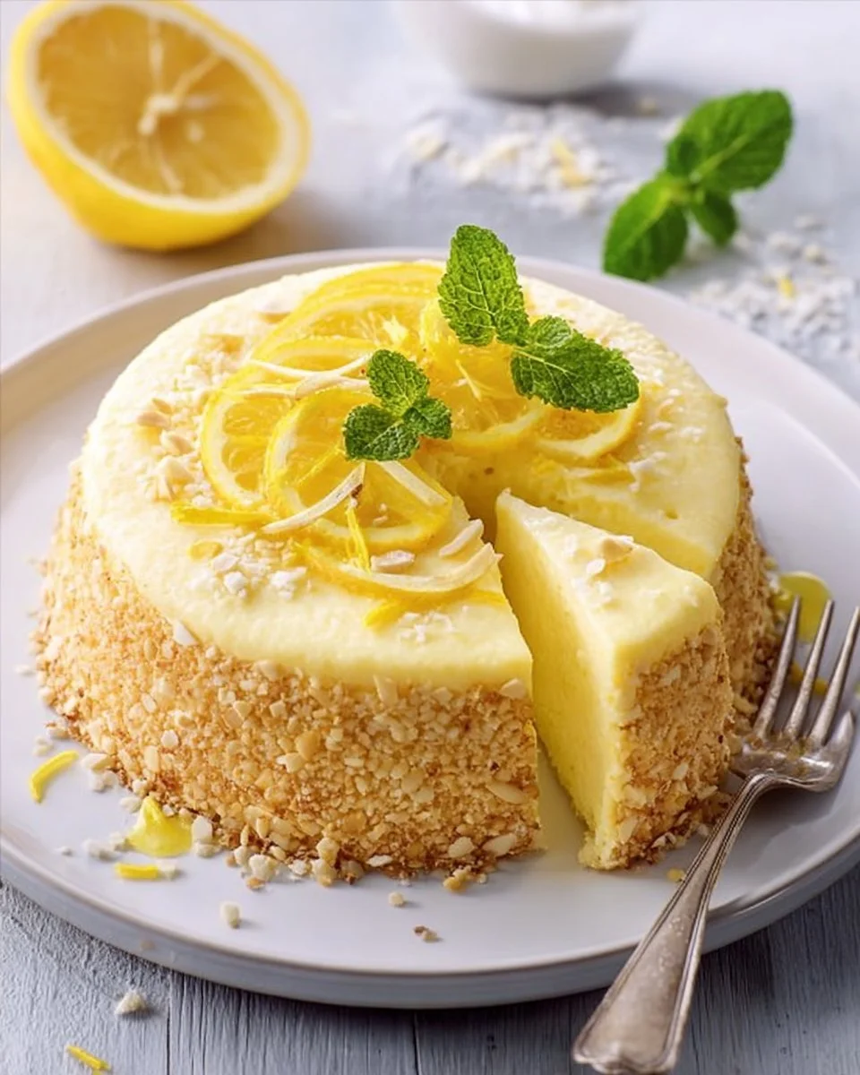 Ricotta e Limone in Guscio Croccante di Mandorle