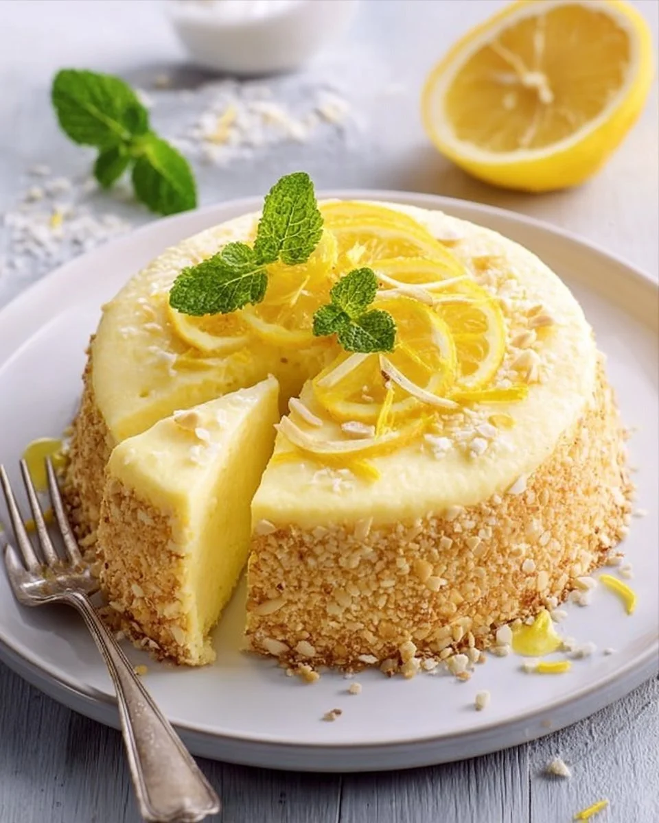 Ricotta e Limone in Guscio Croccante di Mandorle