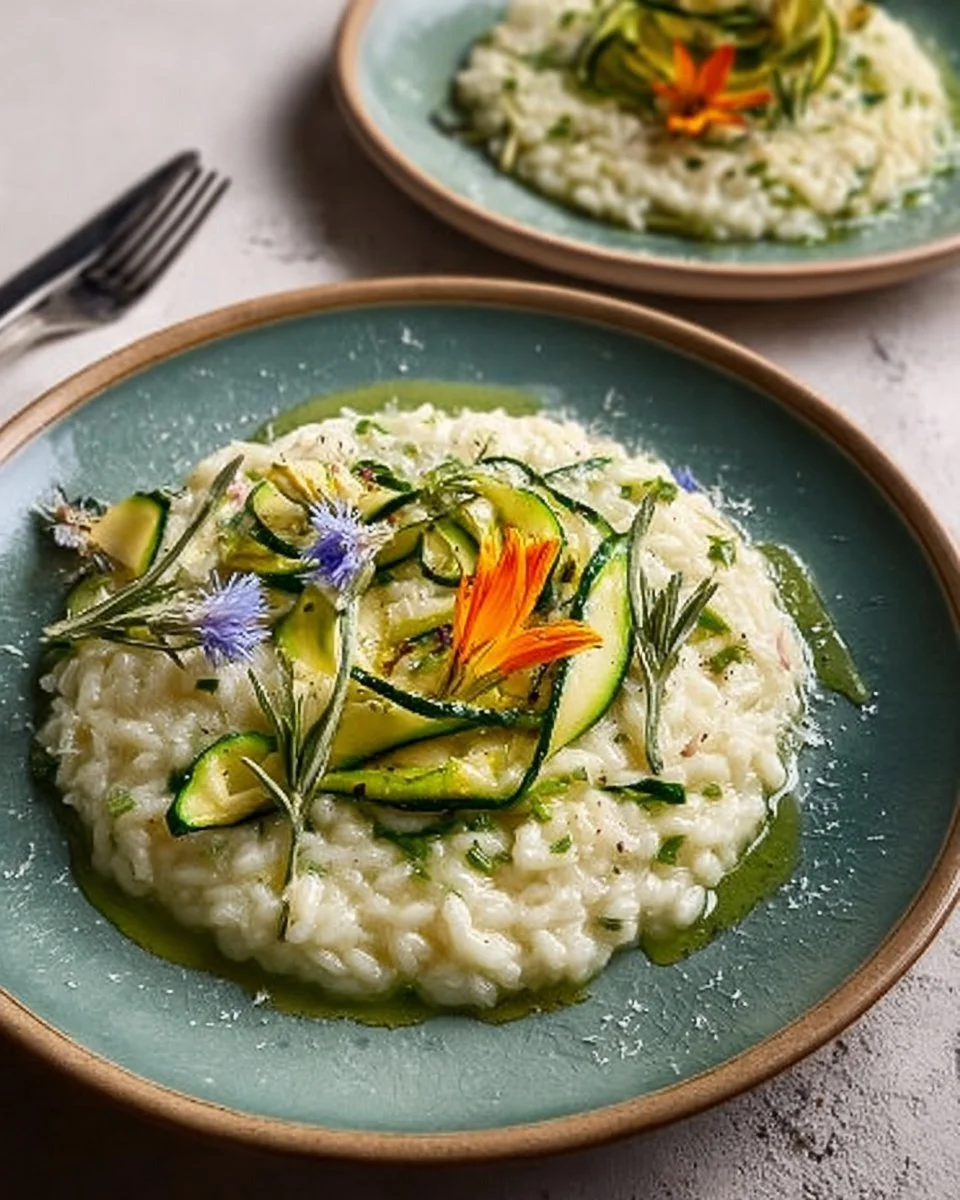 Risotto alle Zucchine Cremoso e Vellutato