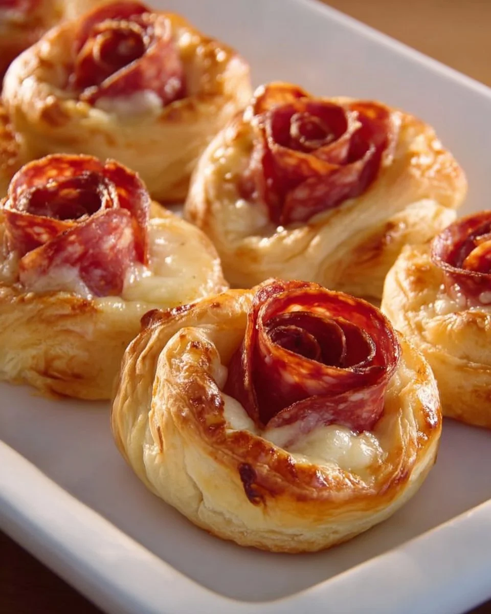 Rose di Sfoglia al Salame