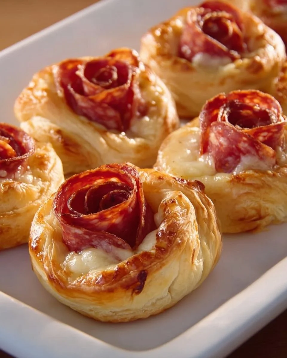Rose di Sfoglia al Salame