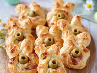 Salty Puff Pastry Bunnies