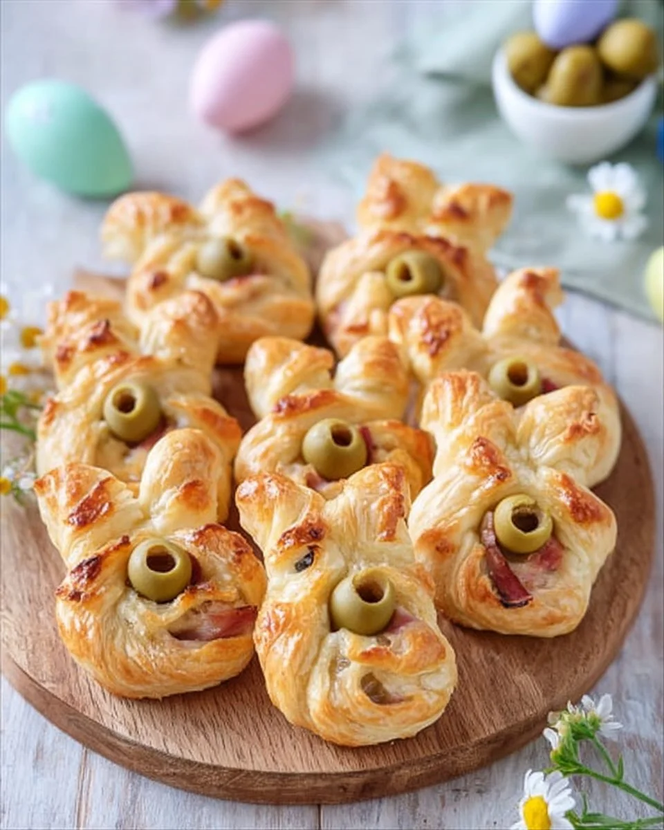 Salty Puff Pastry Bunnies