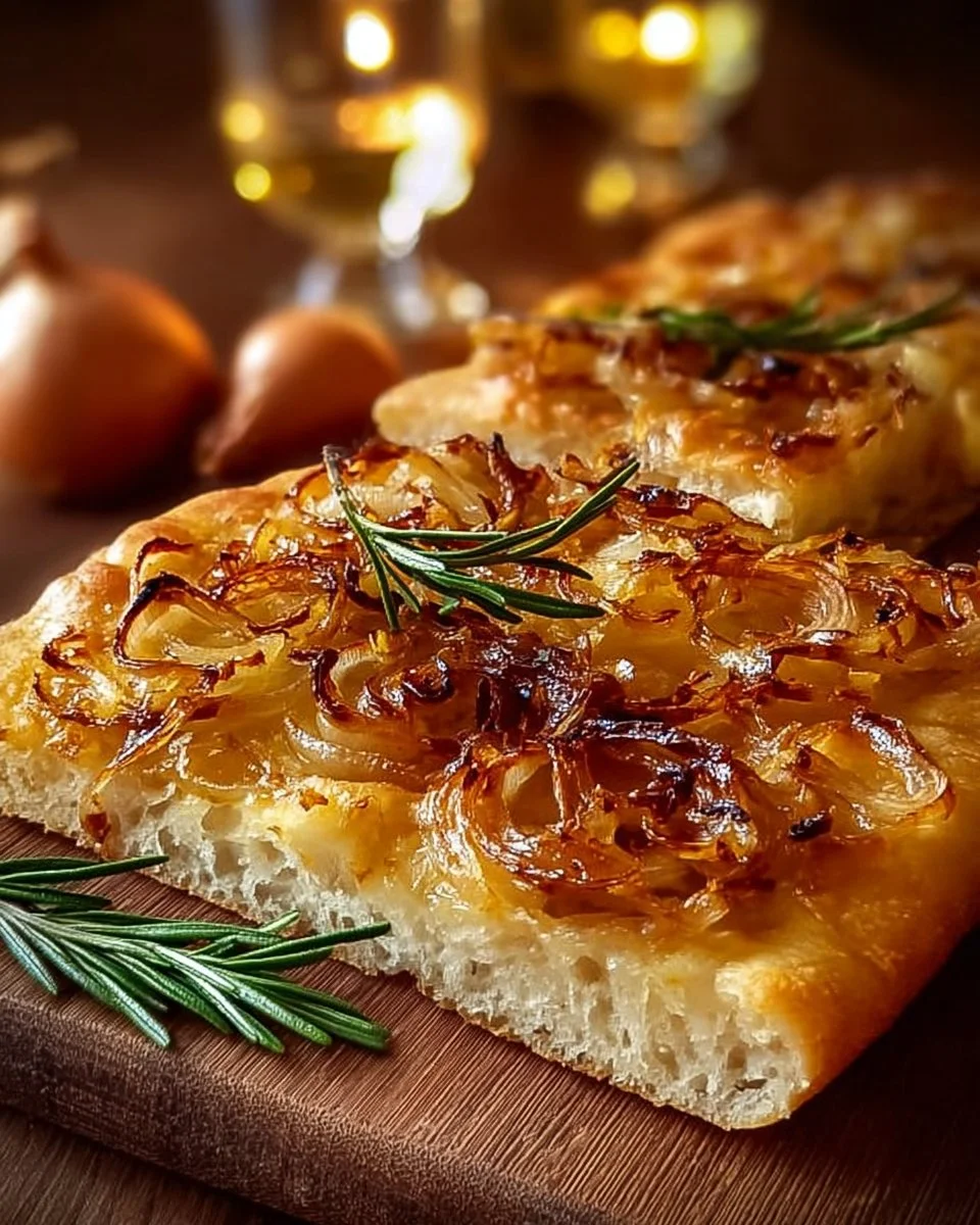 Schiacciata con cipolle