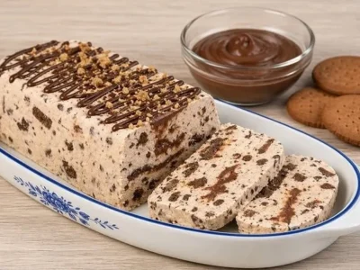 Semifreddo ai biscotti e Nutella