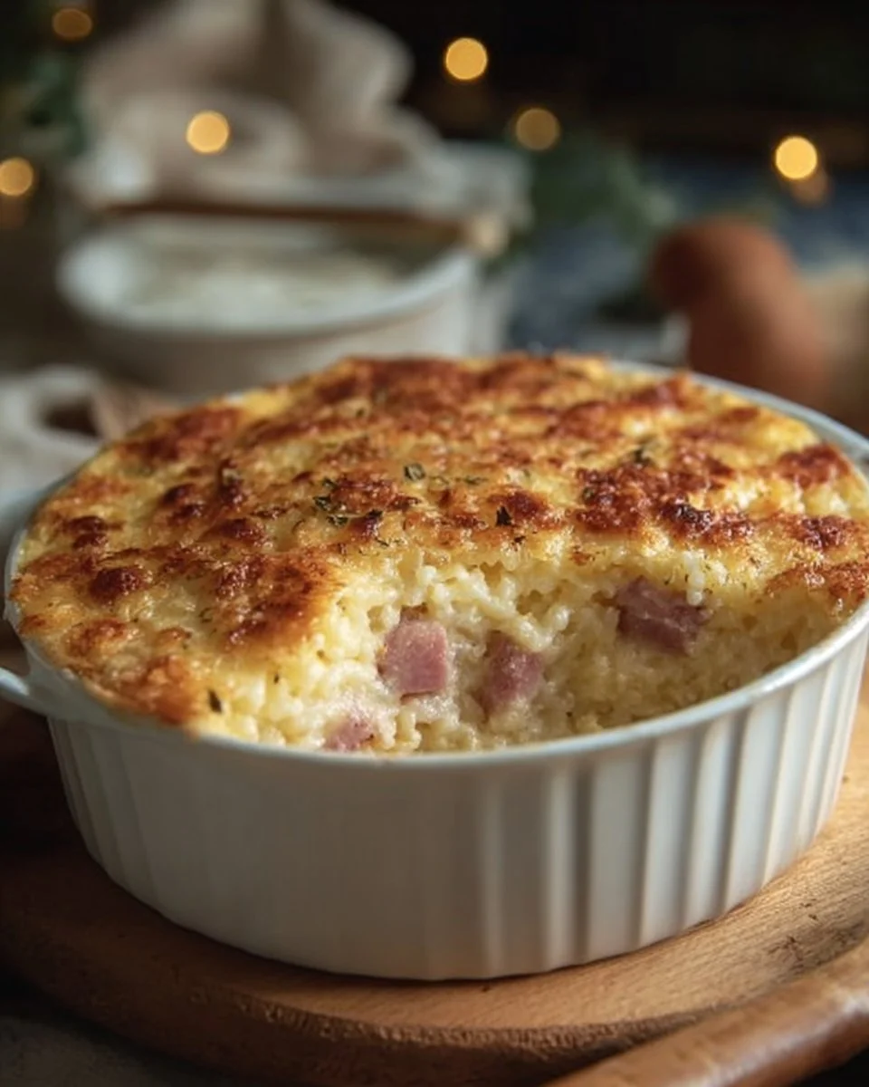 Sformato di Riso con Prosciutto e Mozzarella