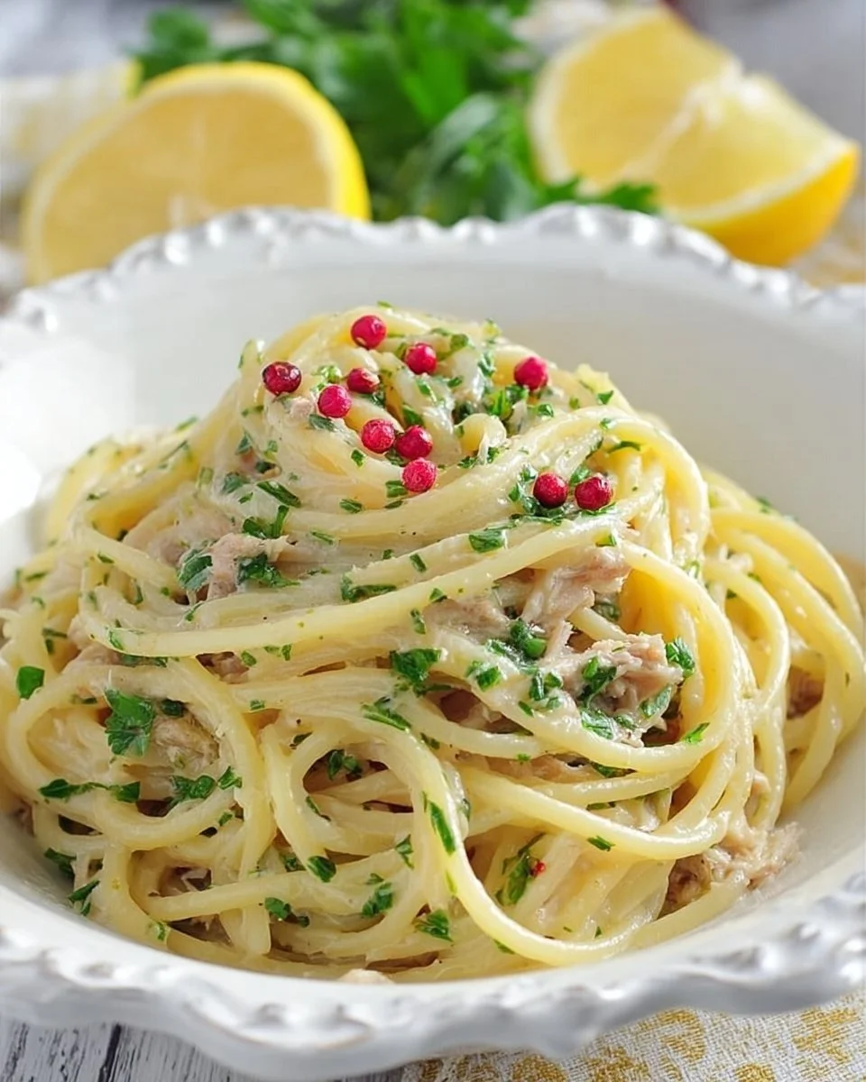 Spaghetti tonno e limone