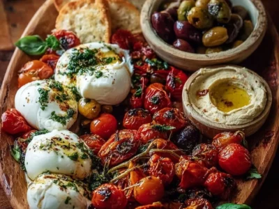 Tagliere di Burrata Mediterranea