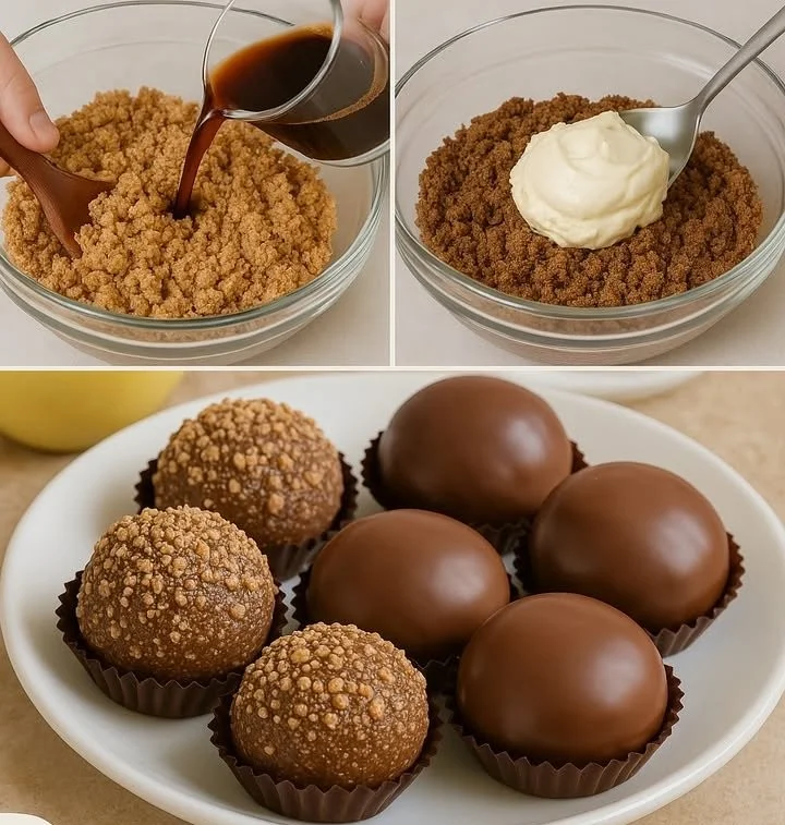 Tartufi con Savoiardi, Caffè e Mascarpone