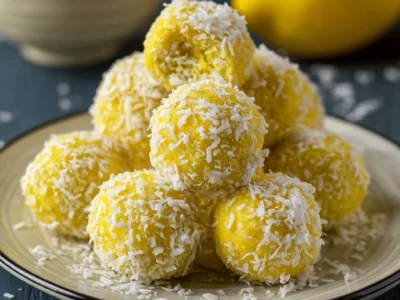 Tartufini al Limone Senza Cottura