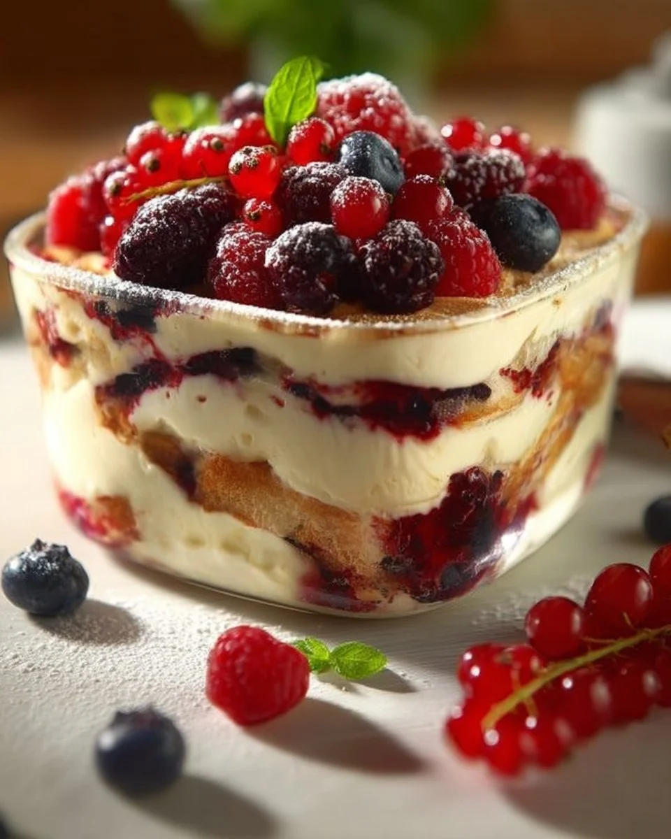 Tiramisu ai Frutti di Bosco
